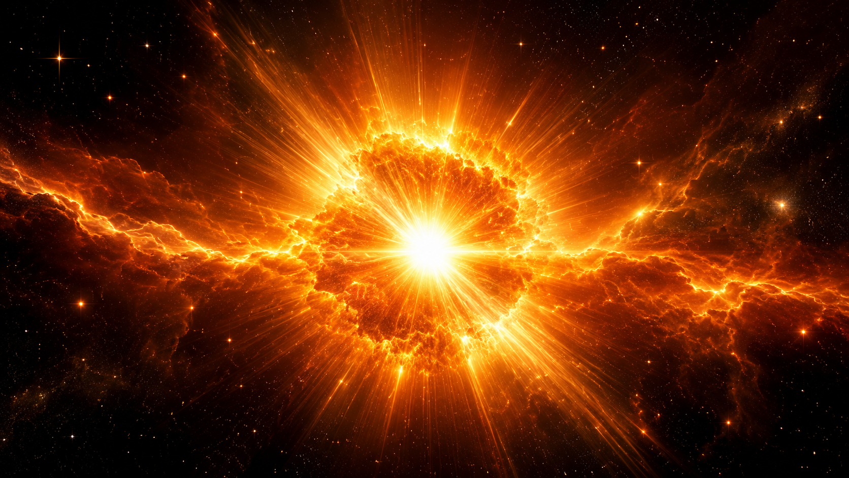 Orange supernova explosion in space for the Supernova tier